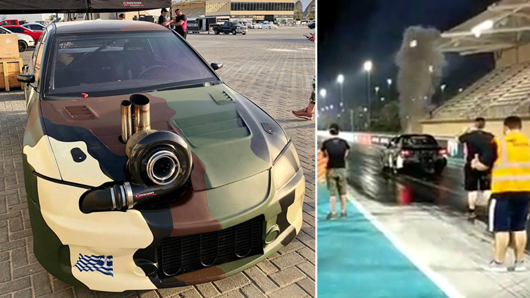 Βάζει… φωτιά στο Άμπου Ντάμπι το ελληνικό EVO των σχεδόν 3.000 ίππων